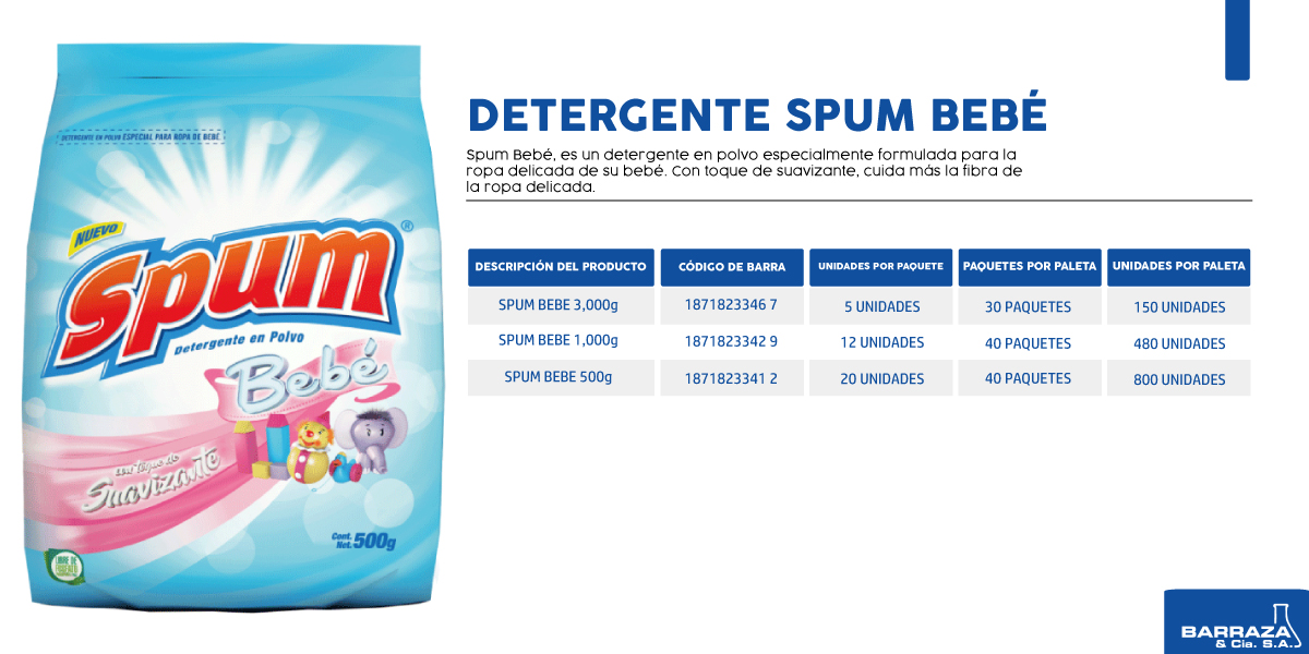 Detergente Bebe 3 Lt - SPUM